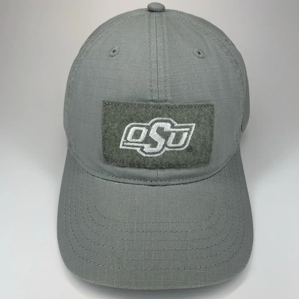 OSU Hat Oklahoma State Gray Hook & Loop Adjustable OSFA Cowboys Baseball Cap TOW